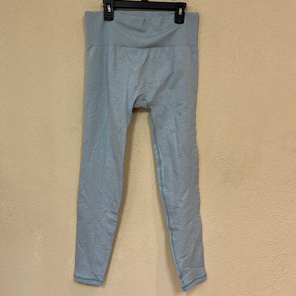 EUC Sweaty Betty Power 7/8 Seamless Leggings. (Blue)